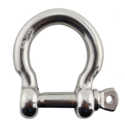 European Stainless Steel Bow Shackle For Rigging And Lifting Screw Pin Bow Shackle