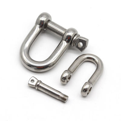 Japanese Style Stainless Steel D Shackle Construction Industrial Marine Shackles