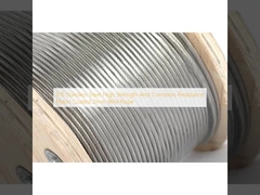 316 Stainless Steel High Strength And Corrosion Resistance Nylon Coated 2mm Wire Rope
